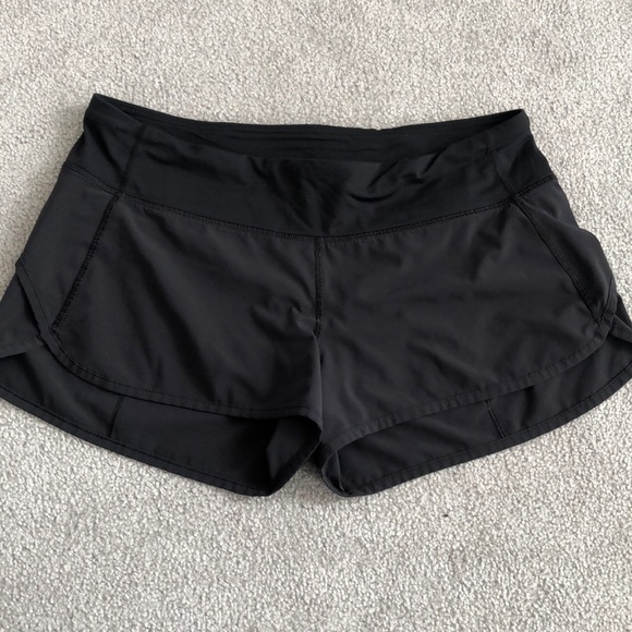 lululemon athletica Pants - Lululemon black 2.5” speed shorts size 8